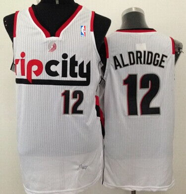 LaMarcus Aldridge Rip Portland Trail Blazers white jersey