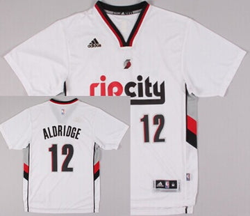 LaMarcus Aldridge Rip Portland Trail Blazers white jersey