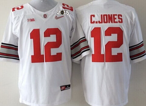 Cardale Jones Ohio State Buckeyes white jersey