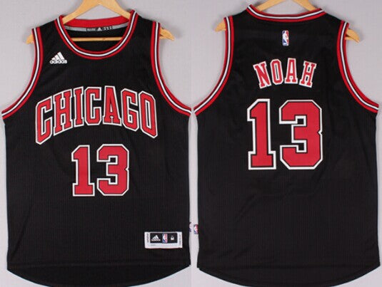 Joakim Noah Revolution Chicago Bulls black jersey