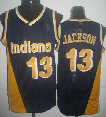 Mark Jackson Indiana Pacers navy Throwback jersey