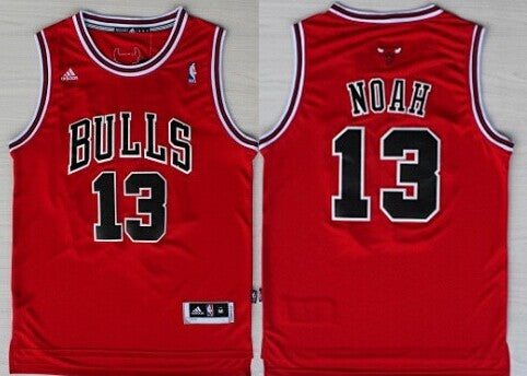 Joakim Noah Revolution Chicago Bulls red jersey