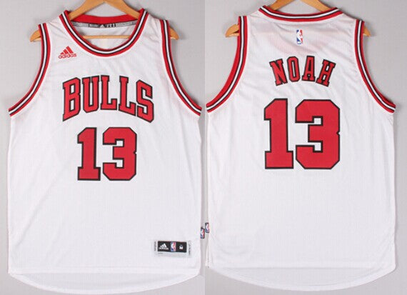 Joakim Noah Revolution Chicago Bulls white jersey