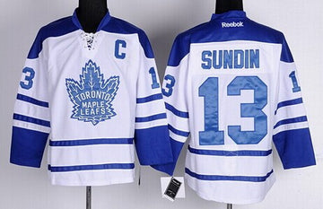 Mats Sundin Toronto Maple Leafs white Third jersey