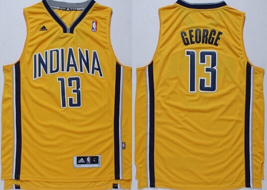 Paul George Revolution Indiana Pacers yellow jersey