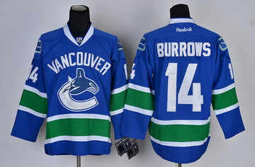 Alexandre Burrows Vancouver Canucks blue jersey