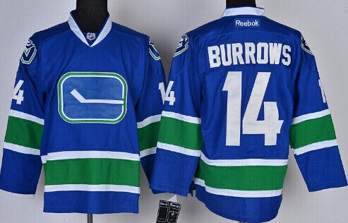 Alexandre Burrows Vancouver Canucks blue Third jersey