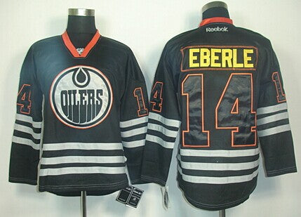 Jordan Eberle Edmonton Oilers black jersey