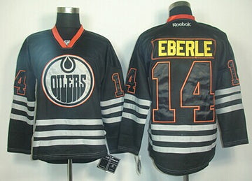Jordan Eberle Edmonton Oilers black jersey