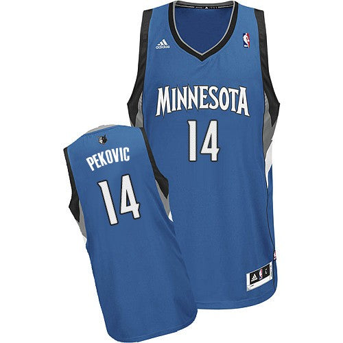 Nikola Pekovic Minnesota Timberwolves blue jersey
