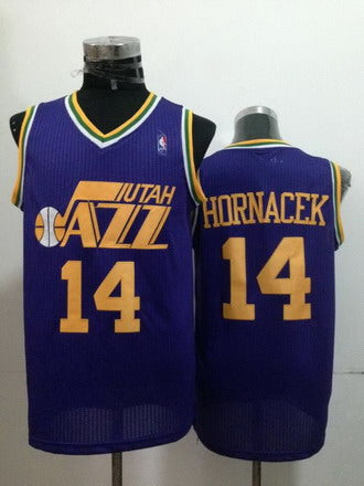 Jeff Hornacek Utah Jazz purple Throwback jersey