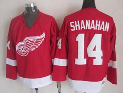 Brendan Shanahan Detroit Red Wings red Throwback jersey