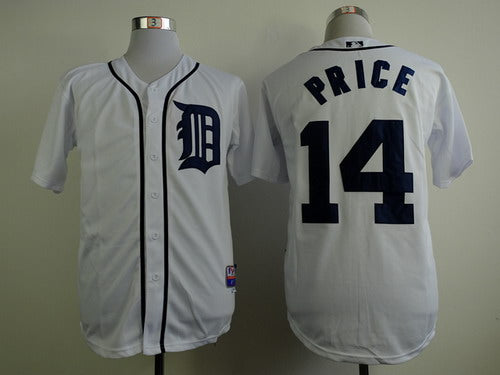 David Price Detroit Tigers white jersey
