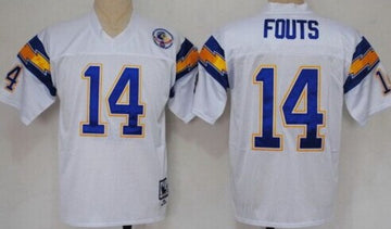 Dan Fouts Los Angeles Chargers white Throwback jersey