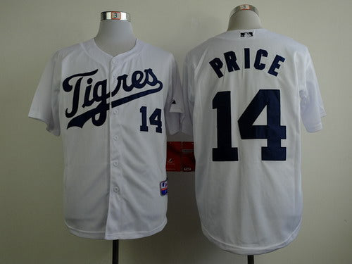 David Price Detroit Tigers white jersey