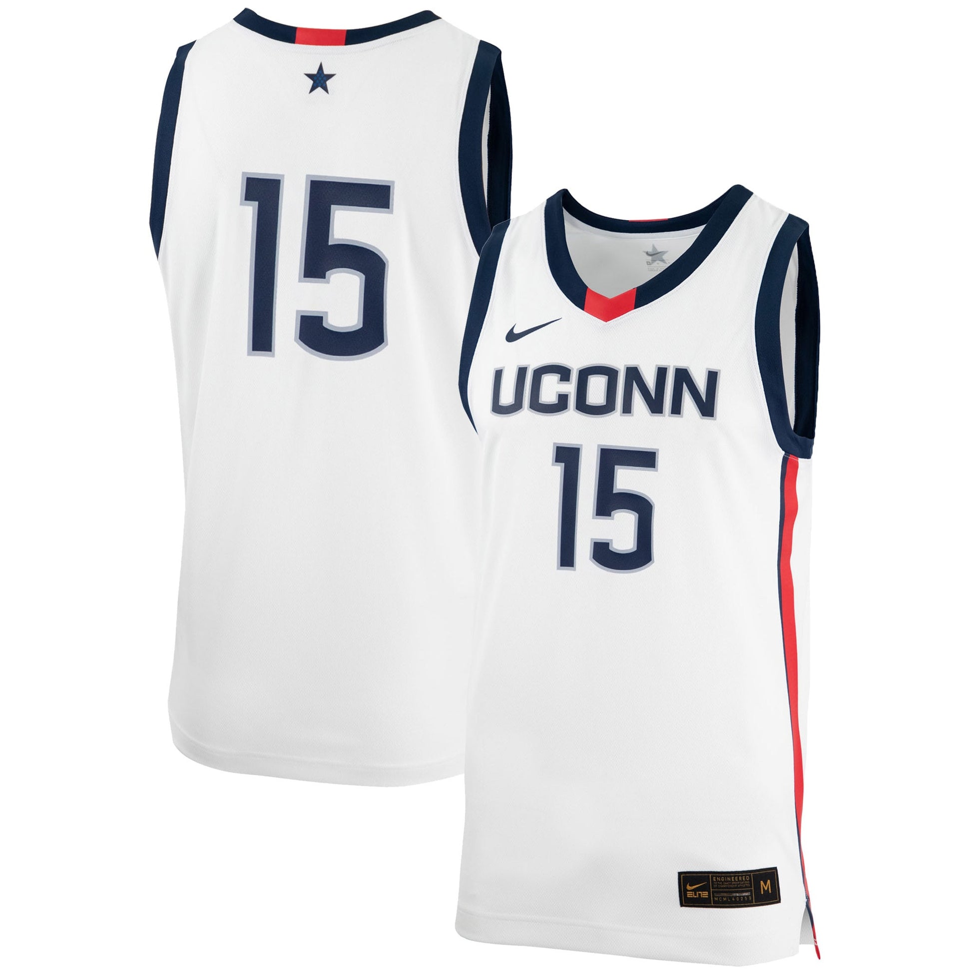 UConn Huskies white jersey