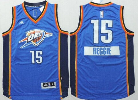 Reggie Jackson Revolution Oklahoma City Thunder blue jersey