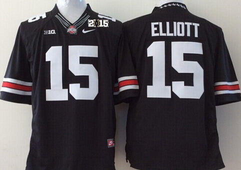 Ezekiel Elliott Ohio State Buckeyes black Limited jersey