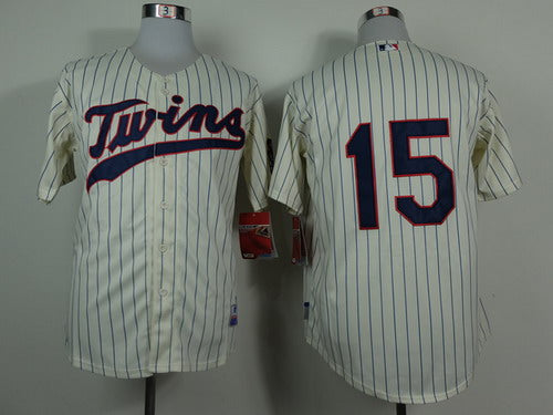 Glen Perkins Minnesota Twins cream jersey
