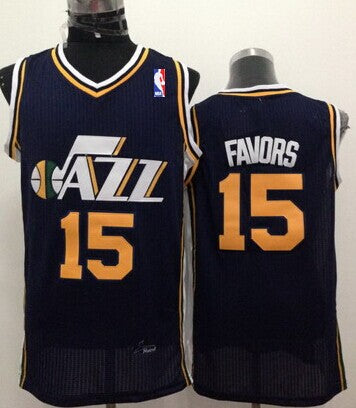 Derrick Favors Utah Jazz navy jersey