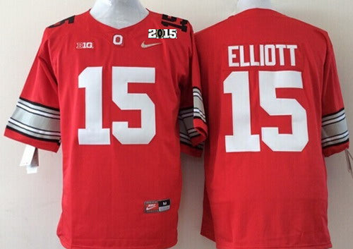 Ezekiel Elliott Ohio State Buckeyes red jersey