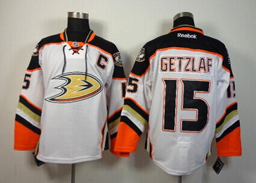 Ryan Getzlaf Anaheim Ducks white jersey