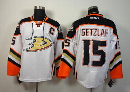 Ryan Getzlaf Anaheim Ducks white jersey
