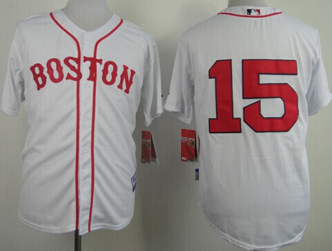 Dustin Pedroia Boston Red Sox white jersey