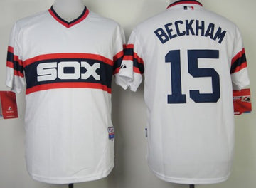 Gordon Beckham Chicago White Sox white jersey