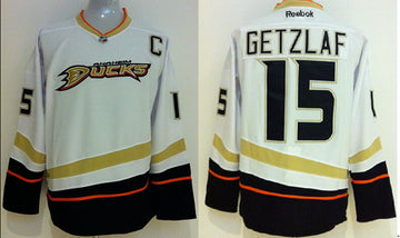Ryan Getzlaf Anaheim Ducks white jersey