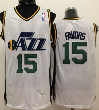 Derrick Favors Utah Jazz white jersey