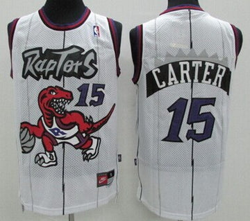 Vince Carter Hardwood Toronto Raptors white Classic jersey