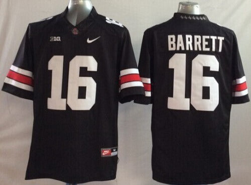 J.T. Barrett Ohio State Buckeyes black Limited jersey