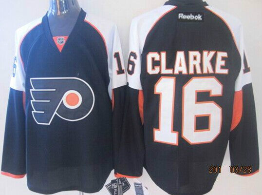 Bobby Clarke Philadelphia Flyers black jersey