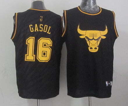 Pau Gasol Revolution Chicago Bulls black jersey
