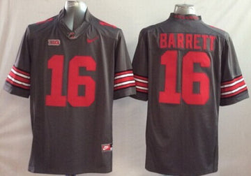 J.T. Barrett Ohio State Buckeyes gray Limited jersey