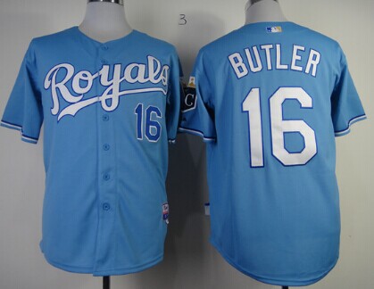 Billy Butler Kansas City Royals blue jersey
