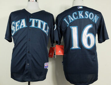 Austin Jackson Seattle Mariners navy jersey
