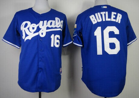Billy Butler Kansas City Royals navy jersey