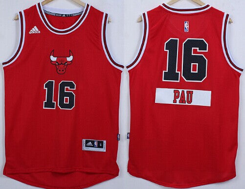 Pau Gasol Revolution Chicago Bulls red jersey