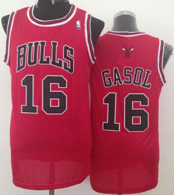 Pau Gasol Chicago Bulls red jersey