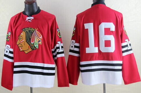 Bobby Hull Chicago Blackhawks red Throwback jersey