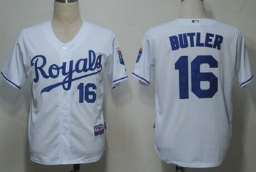 Billy Butler Kansas City Royals white jersey