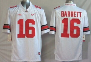 J.T. Barrett Ohio State Buckeyes white Limited jersey