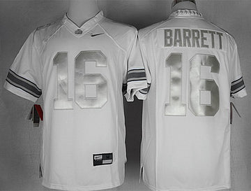 J.T. Barrett Ohio State Buckeyes platinum Limited jersey