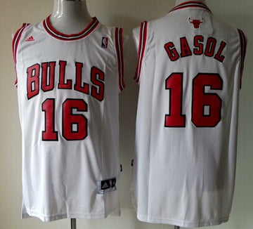 Pau Gasol Revolution Chicago Bulls white jersey