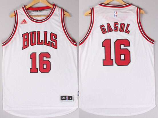 Pau Gasol Revolution Chicago Bulls white jersey