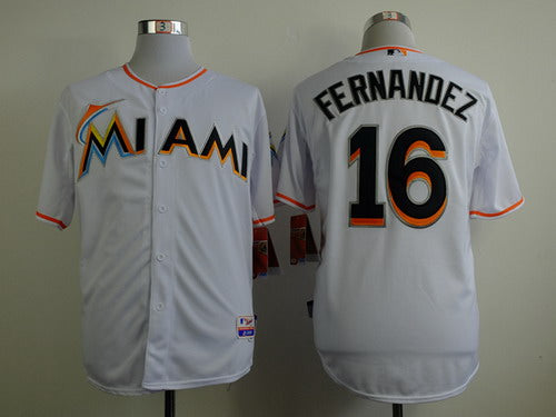 Jose Fernandez Miami Marlins white jersey