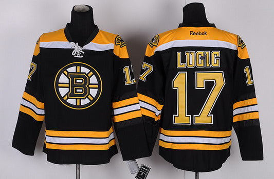 Milan Lucic Boston Bruins black jersey