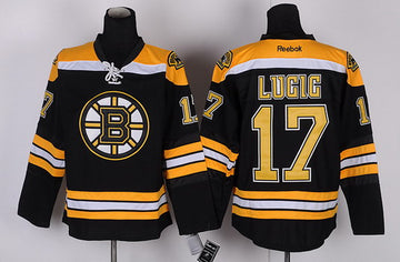 Milan Lucic Boston Bruins black jersey